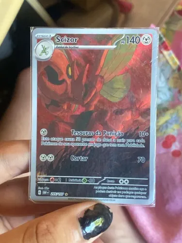 Scizor full art 205/197 carta Pokémon
