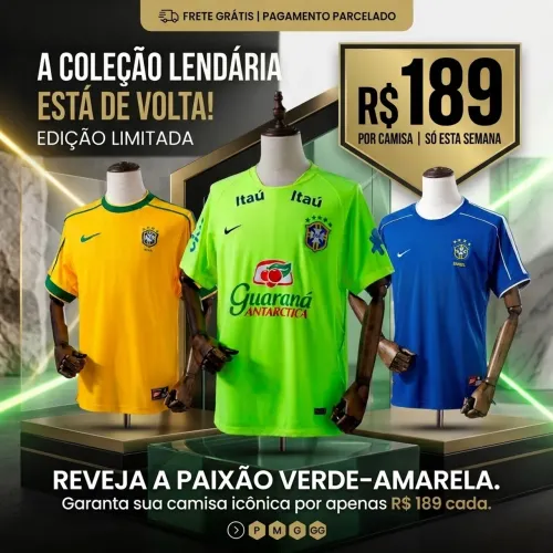 Camisas Nike Brasil G/GG