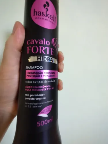 Cavalo Forte Haskell Shampoo Hidra 500 ml Novo
