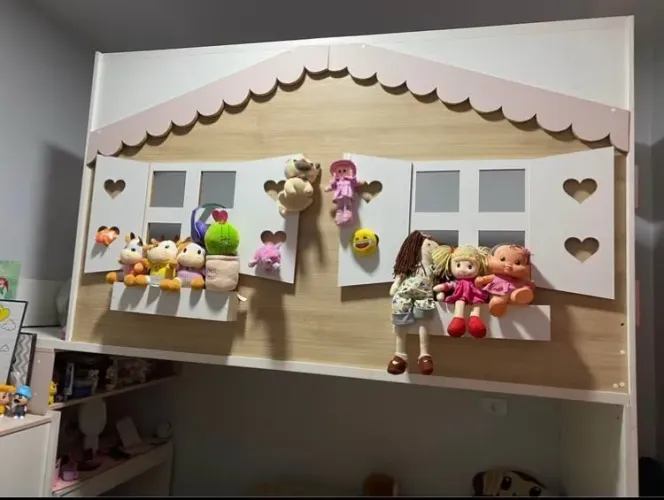 Cama de MDF puro formato em castelo