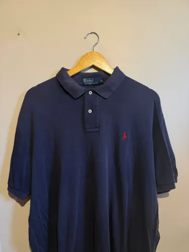 Camisa Polo Ralph Lauren Azul Marinho Tam GG Xl masculina