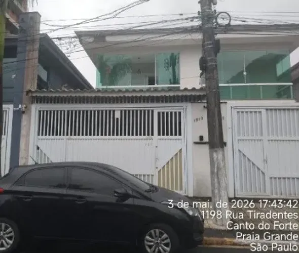 Casa para Venda em Praia Grande, Canto do Forte, 3 dormitórios, 3 banheiros, 1 vaga
