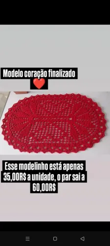 Tapete de crochê