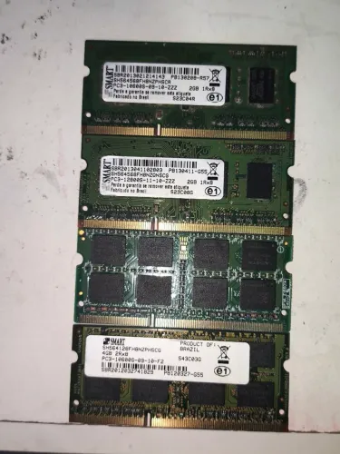 Memória ram dd3 notebook tudo por 250R$