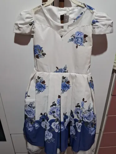 Vestido de festa tamanho 6 anos semi novo
