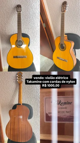 Violão Takamine Nylon gc1ce