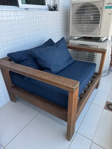 Poltrona Cadeira área externa jardim Tok&Stock