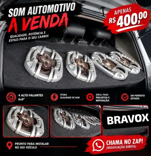 Som Automotivo ( tampão com flats Modelo Onix)