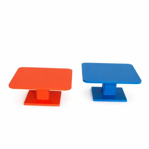 Kit 2 Bandejas quadradas MDF P decoração de festa