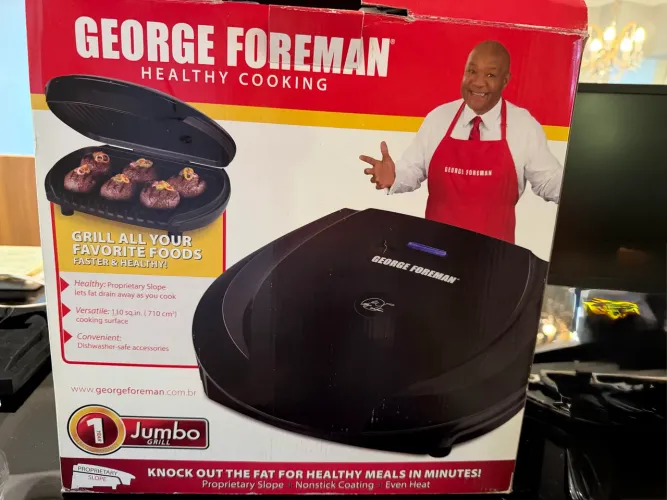 Grill elétrico George Foreman - Healthy cooking