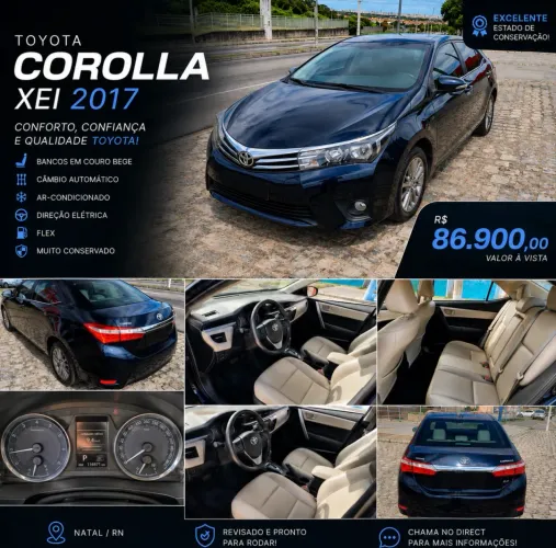 Toyota Corolla XEI 2.0 Flex 16V Aut. 2017