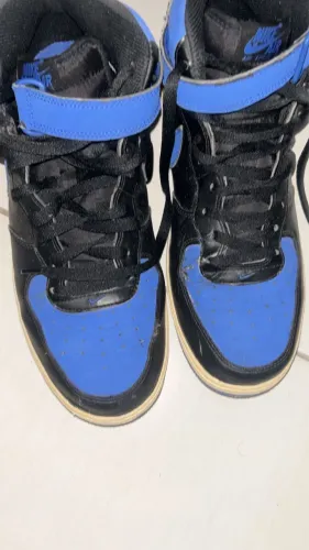 Tênis Air Jordan 1 Mid Hyper Royal Black