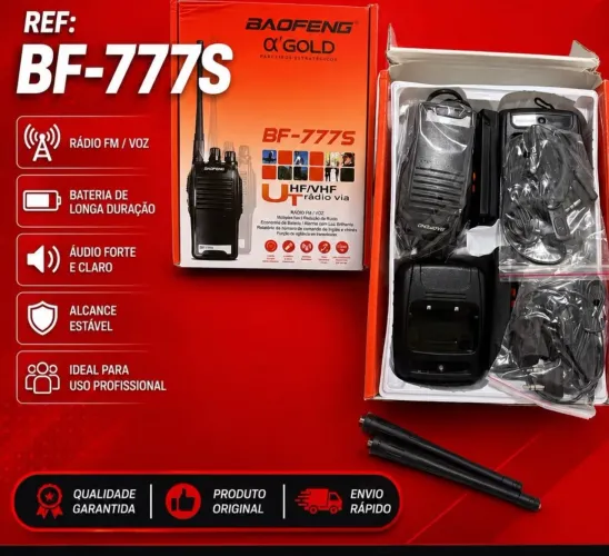 Rádio comunicador HF/VHF rádio via