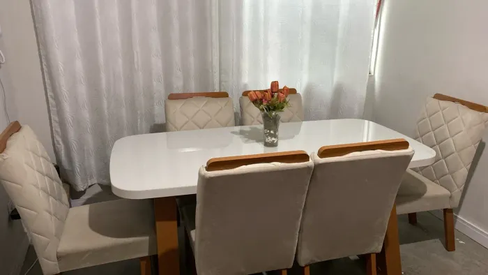 Mês de jantar 6 cadeiras