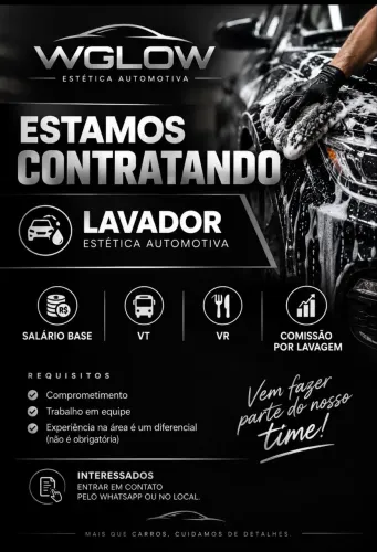 Lavador estética automotiva