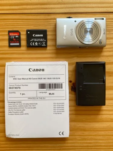 CANON IXUS 140 COMPLETINHA!