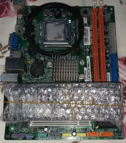 Placa Mãe Ecs G41T-R3 Positivo ECiG41BS Intel e2140 ddr3 espelho Traseiro ZN SP 