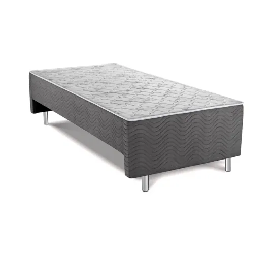 Conjugado Nobuck Vazado com colchão auxiliar Skin Black