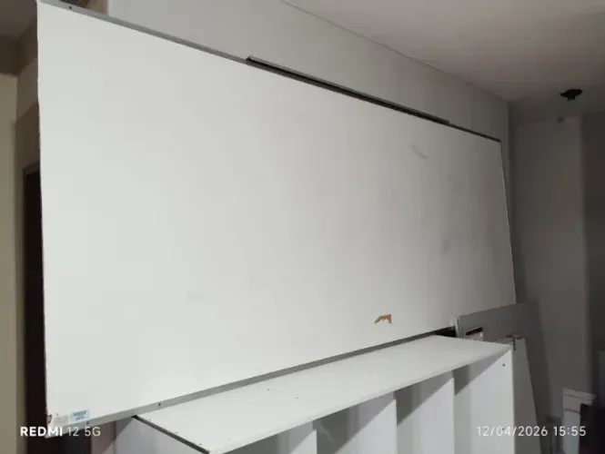 Quadro Branco Quadriculado 3,00m x 1,20m