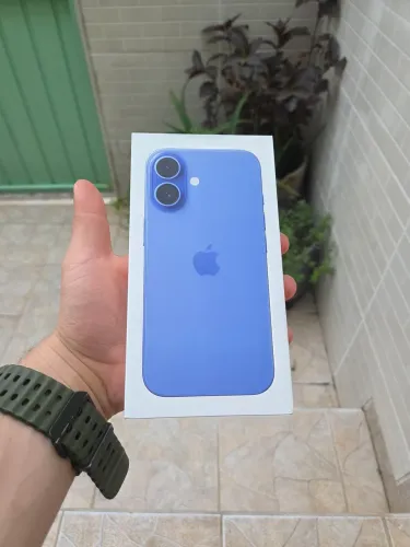 iPhone 16 128GB Ultramarine - LACRADO (Novo/Garantia Apple 1 Ano)