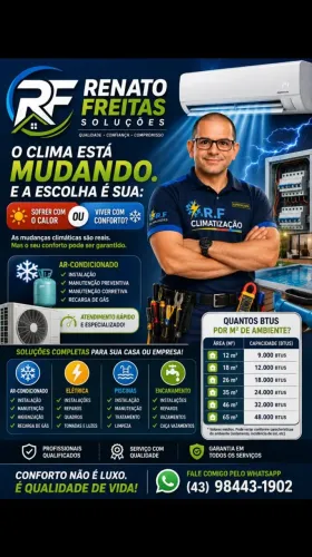 Ar condicionado. 