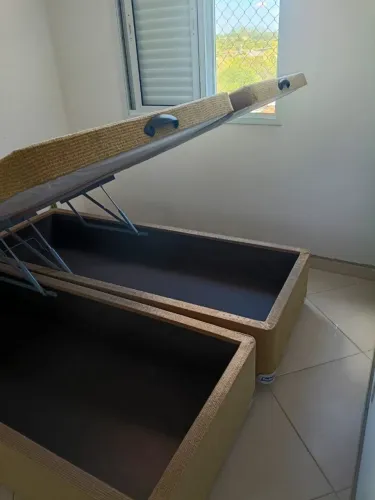 Cama casal baú probel