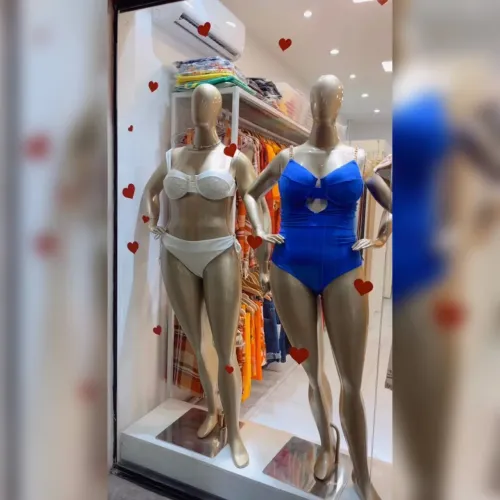 Manequim Plus Size de Fibra