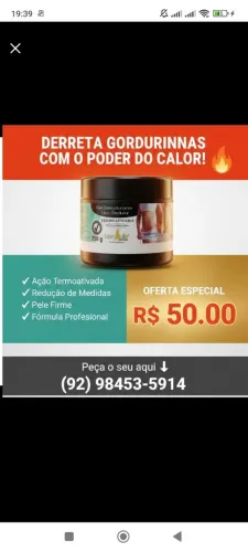 Gel Redutor TermoAtivado ? Peça o seu aqui ?