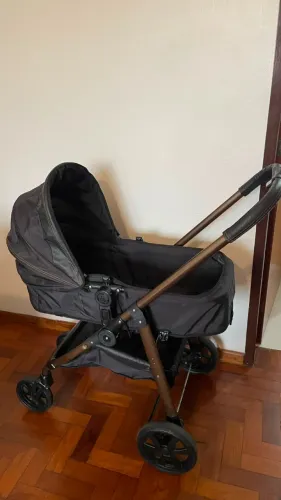 Carrinho de Bebê Galzerano 3 em 1 com Moisés e Bebê Conforto - Estado de Novo