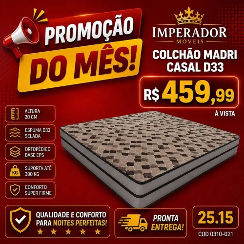 Colchão Casal Madri D33