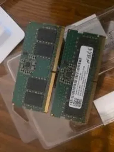 1x Memória 8gb 4800mhz Micron Notebook 8gb