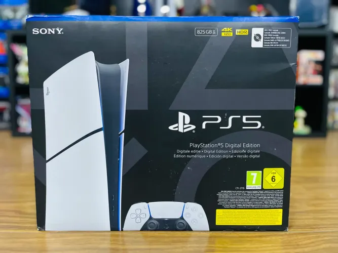 PS5 SLIM DIGITAL NOVO LACRADO 