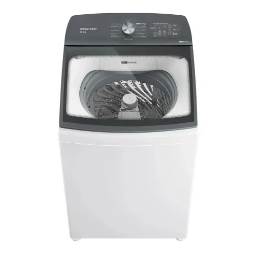 Máquina de Lavar Brastemp 12Kg Branca Água Quente com Ciclo Tira Manchas Pro 