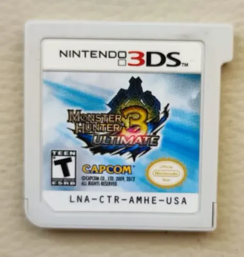 Cartucho Monster Hunter 3 Ultimate