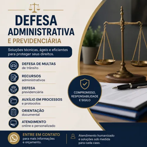   Recurso de Multa e Defesa Administrativa ,Auxílio em Defesa Previdenciária e INSS