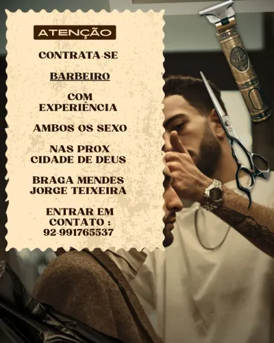 Vaga para Barbeiro