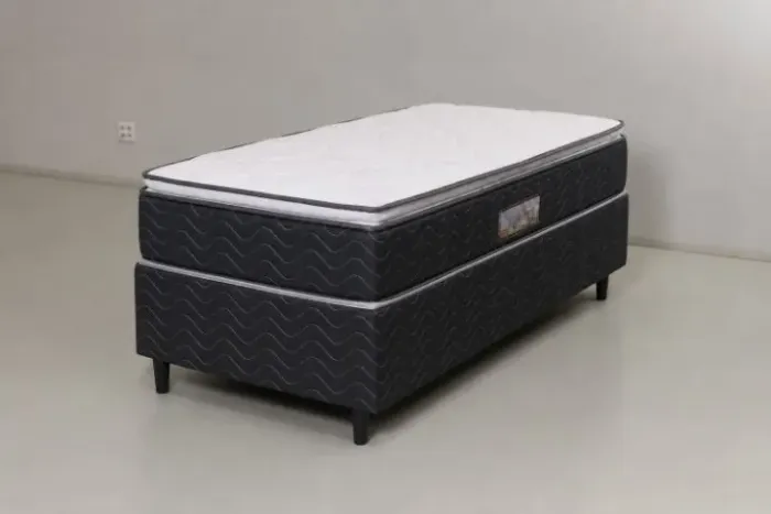 Cama Box Solteiro Molas Ensacadas Prestige c/ Extra Pillow - Entrega Rápida 