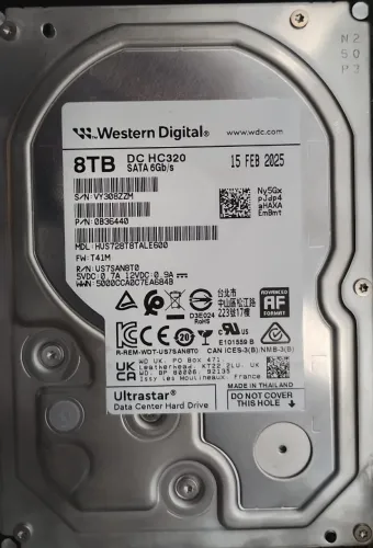 HDs western digital 08TB SATA PN: 0B36440