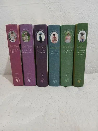 Livros Os Bridgertons edição de luxo, livros 1,2,3,7,8 e 9