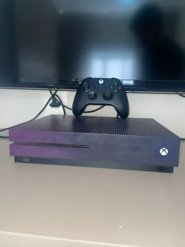 ? XBOX ONE S 1TB EDIÇÃO LIMITADA ROXO + JOGOS ?