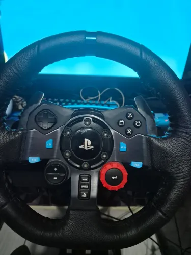 Volante G29 PlayStation + câmbio novo zerado !!
