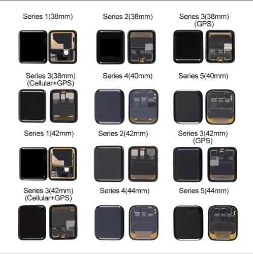 LCD Display Touch Tela para Reparo Apple Watch Series 1 2 3 4 5 6 SE 7 8 9 ultra ultra2
