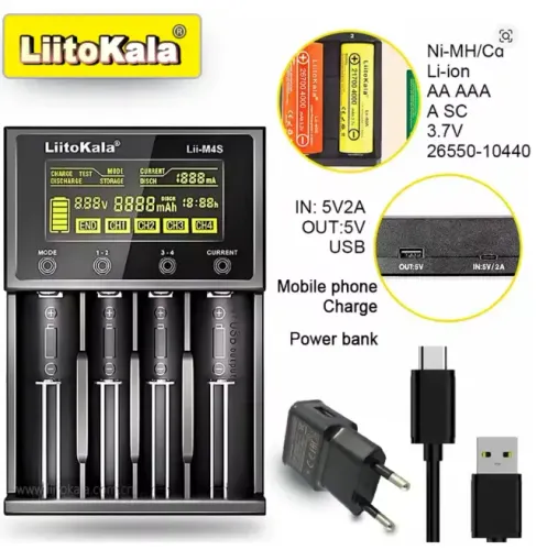 Carregador Inteligente LiitoKala 