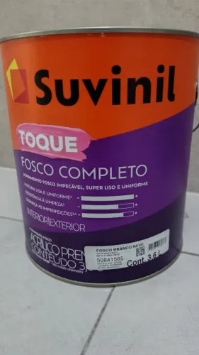 Tinta Suvinil Acrílico Branco Neve Lata 3,6