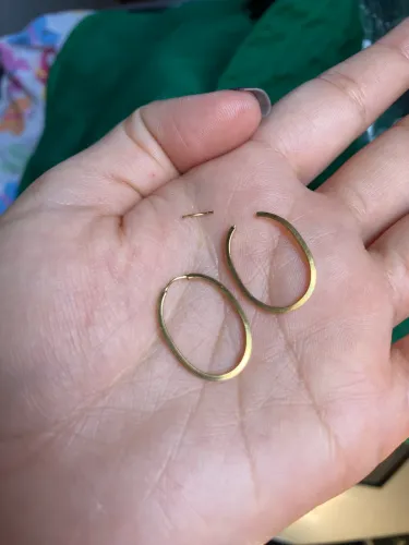 Argola de ouro 18