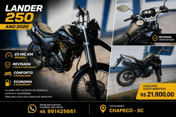 ? YAMAHA LANDER 250 - ANO 2020