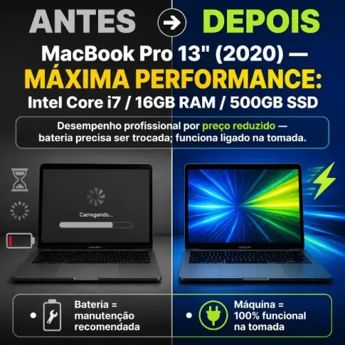 ? MacBook Pro 13" (2020) - Intel Core i5 / 16GB RAM / 500GB SSD