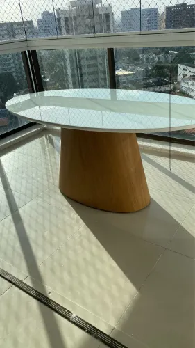 Mesa oval 180x90 preço de fábrica valor 1900