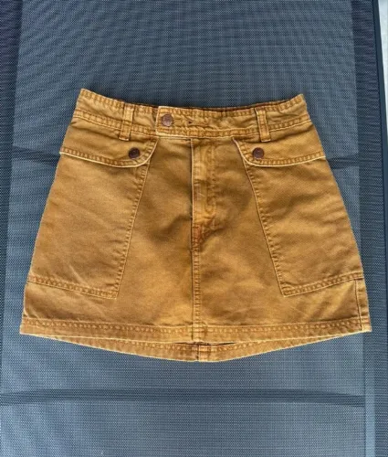 mini saia marrom sarja