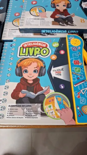 Livro Inteligente Infantil Educativo Bilíngue